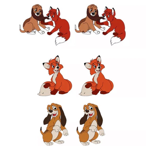 Fox and the Hound Etsy