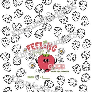 Fresa / Sentirse bien con las bayas / Desafío de colores y ahorros / Descarga digital instantánea