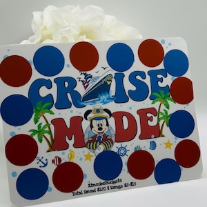 Disney Cruise Mode Scratch Off | Scratch Off and Save | Savings Challenge | Physical Item