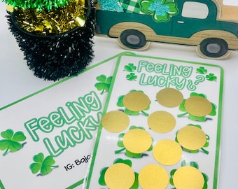 Scratch Off Savings Challenges | Feeling Lucky? | Pot of Gold | Irish Magic | St. Patty's Day | Scratch & save | Physical Product