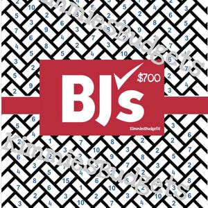 BJs Wholesale Club Spaaruitdaging | Uitdaging boodschappen besparen | Groothandelkortingen | Volledige grootte | A5 | Directe digitale download