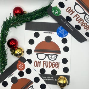Oh Fudge / Una sfida di risparmio di Christmas Story / Inverno / Natale / Gratta e risparmia / Prodotto fisico