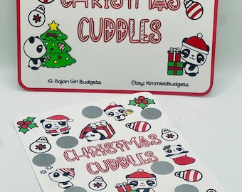 Panda Christmas Cuddles | Scratch Off Savings Challenge | Dollar Range 2 - 12 | Scratch and Save