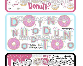 Donut Themed Mini Savings Challenges | 9 Different Fun Saving Challenges and Games | Instant Download