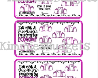 No soy adicta a las compras / Mini desafío de ahorro / Incluye 3 mini desafíos de ahorro / Descarga instantánea en PDF