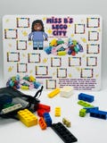 Miss B's Lego City Savings Challenge | Grab and Save | Game Pieces Included | Game Board | Physical Product