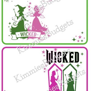 Wicked Changed For Good A5 Dashboards | Direktnedladdning | Läs beskrivningen