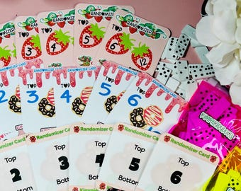 NEW Domino Randomizer Game | Randomizer Challenges | Cash Stuffing | Placement Cards and Full Set of Mini Dominos | Lamination Optional