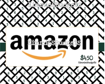 Amazon Savings Challenge | Online Shopping Savings Challenge | Full Size | A5 | Dashboard Included | Instant Digital Download