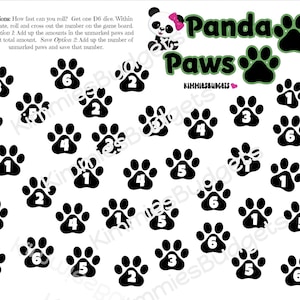 Pandapoten | Zoek en vind spaarspel | Spaaruitdaging | A5 | Directe digitale download
