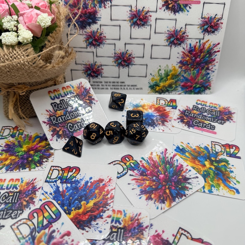 Color Dice Script Custom 4 Colour Dice - Etsy