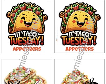 Taco Tuesday Meal Planning Savings Challenge Box | Savings Game | 24 game cards | 4 Trackers | Instant PDF Download