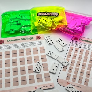 Spaaruitdaging | Domino-trekking | Gratis mini-dominoset inbegrepen | Fysiek product: