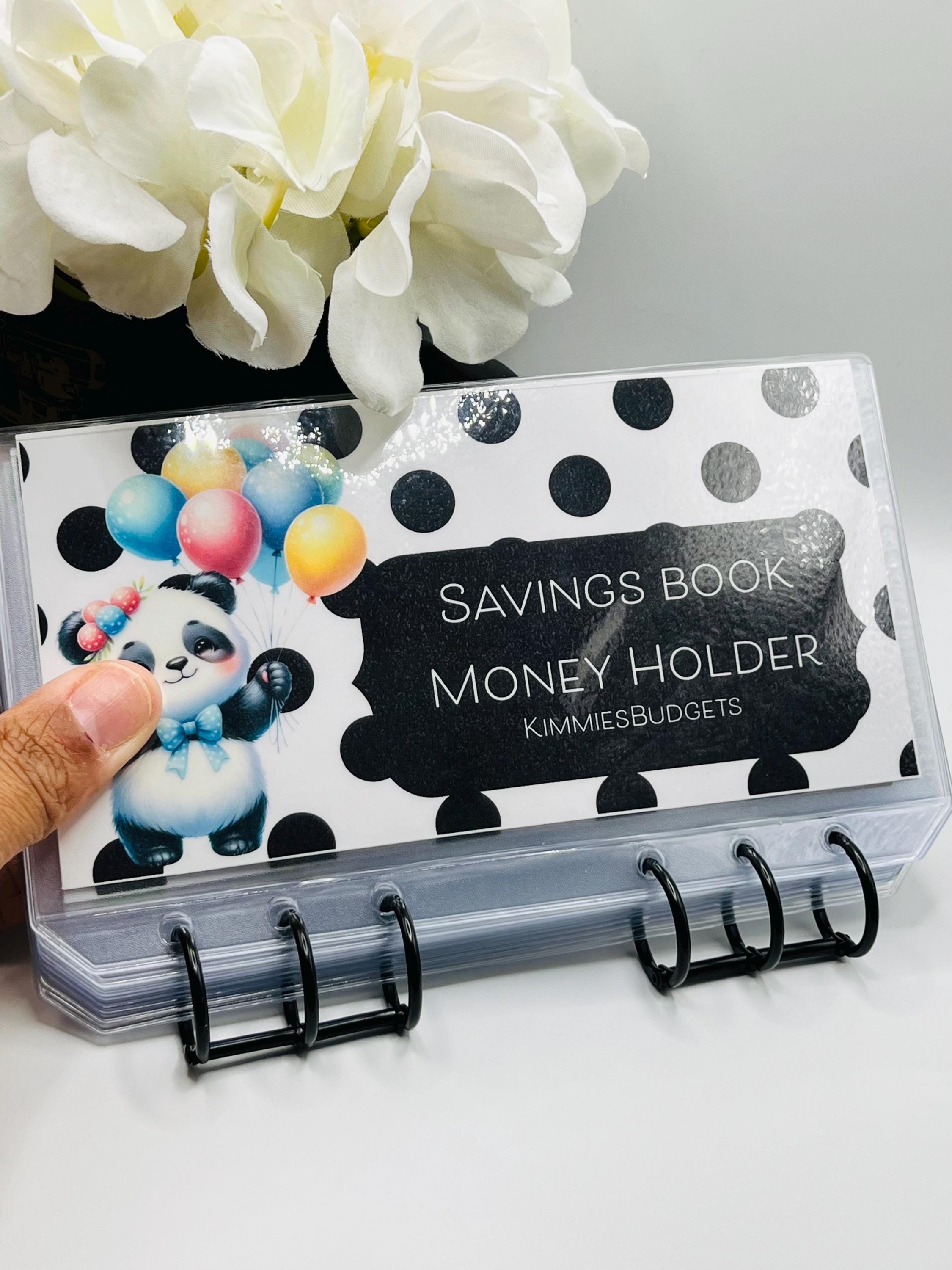 Eawfgtuw Livre D'épargne Avec Pince à Billets, Livre De