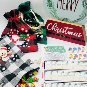 À saisir pour Noël et économisez | Jeu de défi de sauvegarde | 24 pièces de jeu | Pochette de Noël | Plateau de jeu | Produit physique