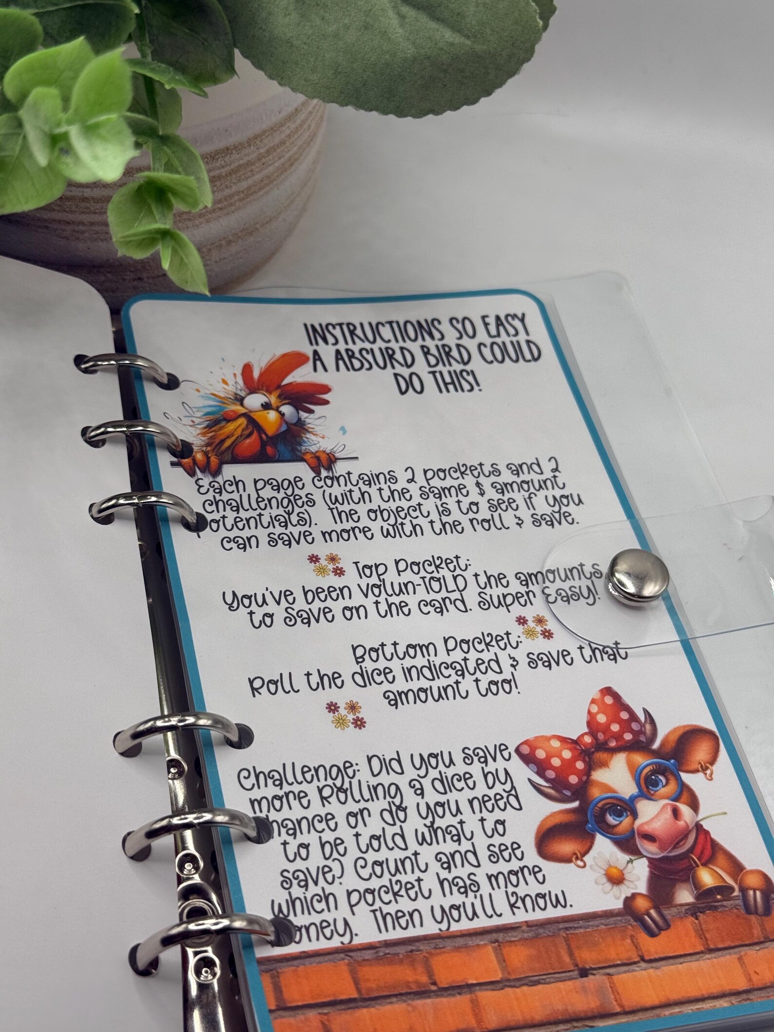 Wild Side Binder Savings Game | Funny Animals | Binder & Pocket ...