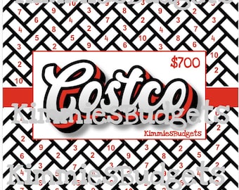 Cost Co Savings Challenge | Grocery Shopping Savings Challenge | Wholesale Savings | Instant Digital Download