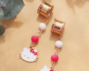 I calibri penzolanti Hello Kitty pendono i tappi