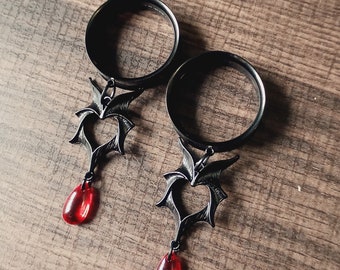 Bat wings dangle gauges dangle plugs