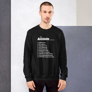 Original "90% Austinite" Unisex Sweatshirt by Scarpace, Top 10 List, Pick Your Shirt Color, Facts, Iconic ATX Fashion, Austin Texas, TX