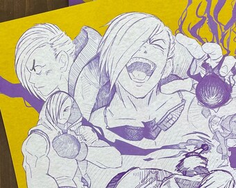 Ed, Cammy, Marisa Street Fighter 6 art print (fgc poster)