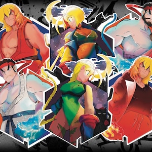 Street Fighter 6 sleutelhangers