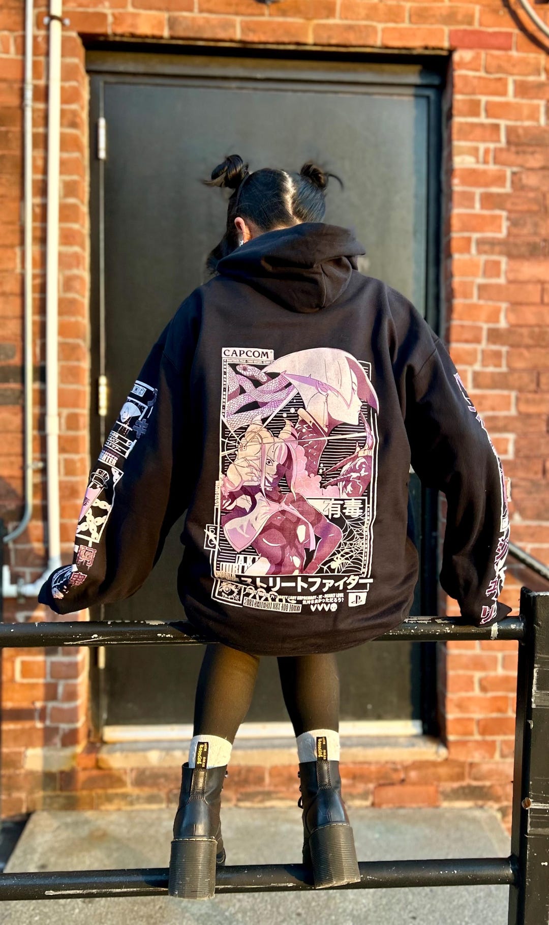 ジャケット・アウター YURI Yuri!!! on Ice Yuri Plisetsky Hoodie & 5-Piece Badge Set - Tokyo
