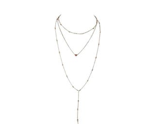 Layered Bead Necklace