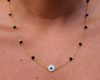 Dark Onyx Necklace