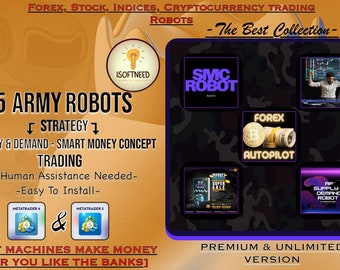 Supply & Demand Army Robots | Smart Money Concept Robots | Forex Trading Robots | Forex Ea | Forex | CopyTrade DxTrade | Automated Robots