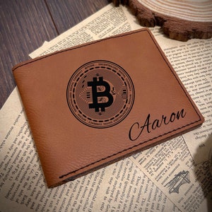 Monedero de cuero para Bitcoin