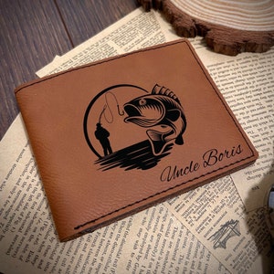 Fishing Leather Wallet
