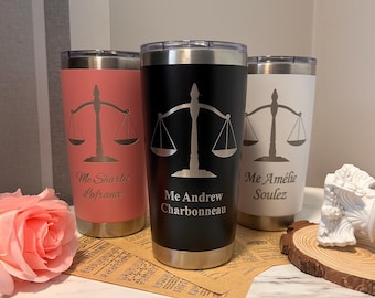 Lawyer 20oz Engraved Tumbler – Stainless Steel