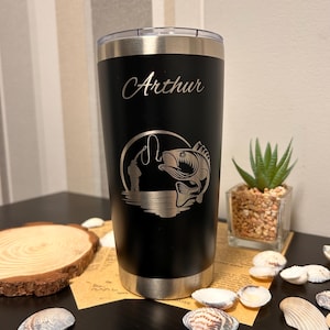 Fishing 20oz Engraved Tumbler