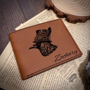 Steampunk Leather Wallet – Design #2