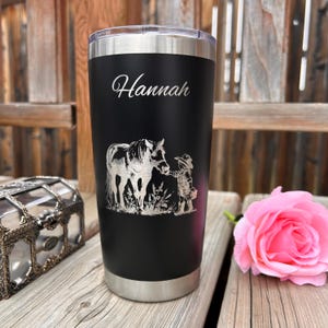 Horse Love 20oz Engraved Tumbler