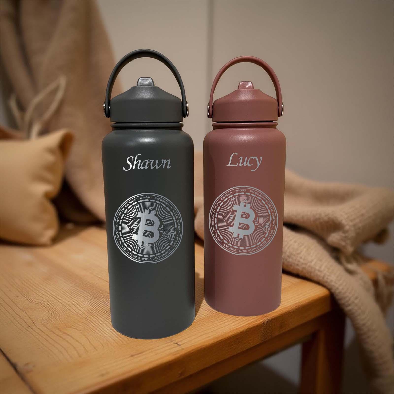Bitcoin 32oz Water Bottle – Stainless Steel - Etsy