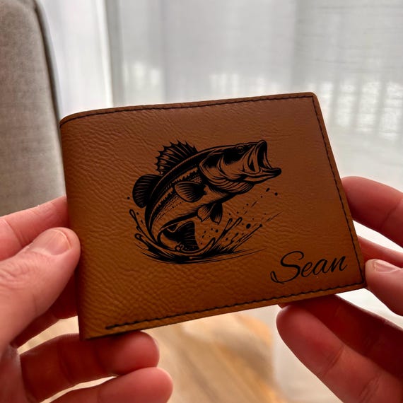 Bass Leather Wallet - Etsy
