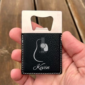 Guitar Large Bottle Opener – Stainless Steel, Design #3
