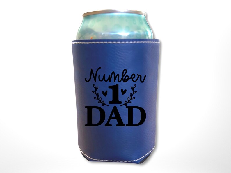 Father Can Holder 71 Dad Gift Beer Holder Dad's Saying Custom Beer Cooler Father's Day Drink Holder Pops Drink Holder Navy Blue