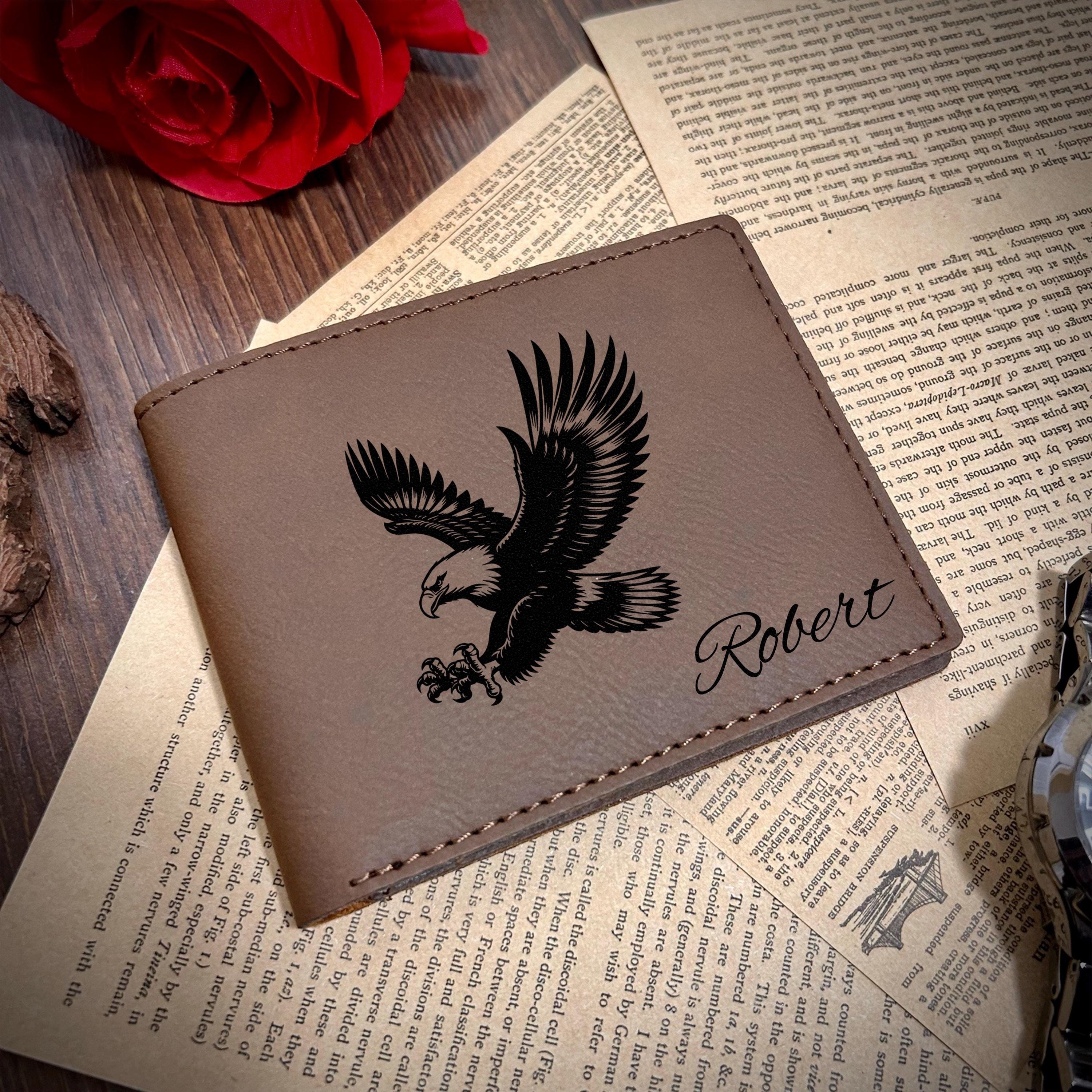 【訳アリ格安品】Carving Wallet イーグル　本革 財布 店頭品　本物 イーグルレザーウォレット - Etsy 日本
