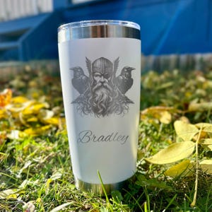Odin 20oz Engraved Tumbler – Design #18