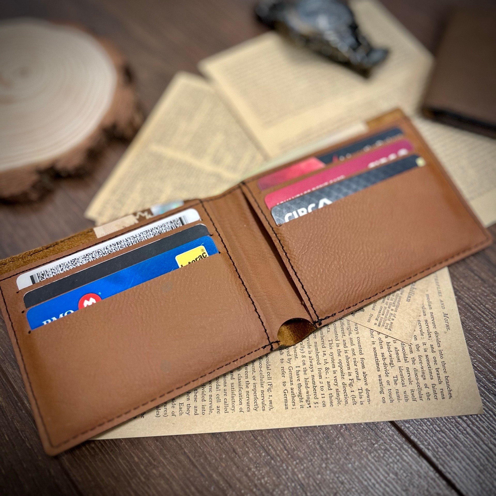 Bitcoin Leather Wallet - Etsy
