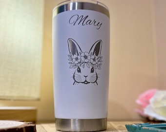 Bunny 20oz Engraved Tumbler