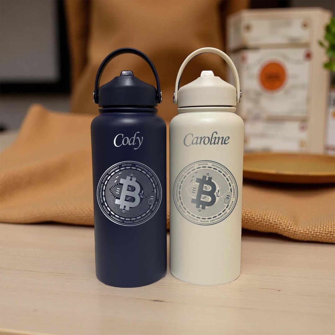 Bitcoin 32oz Water Bottle – Stainless Steel - Etsy
