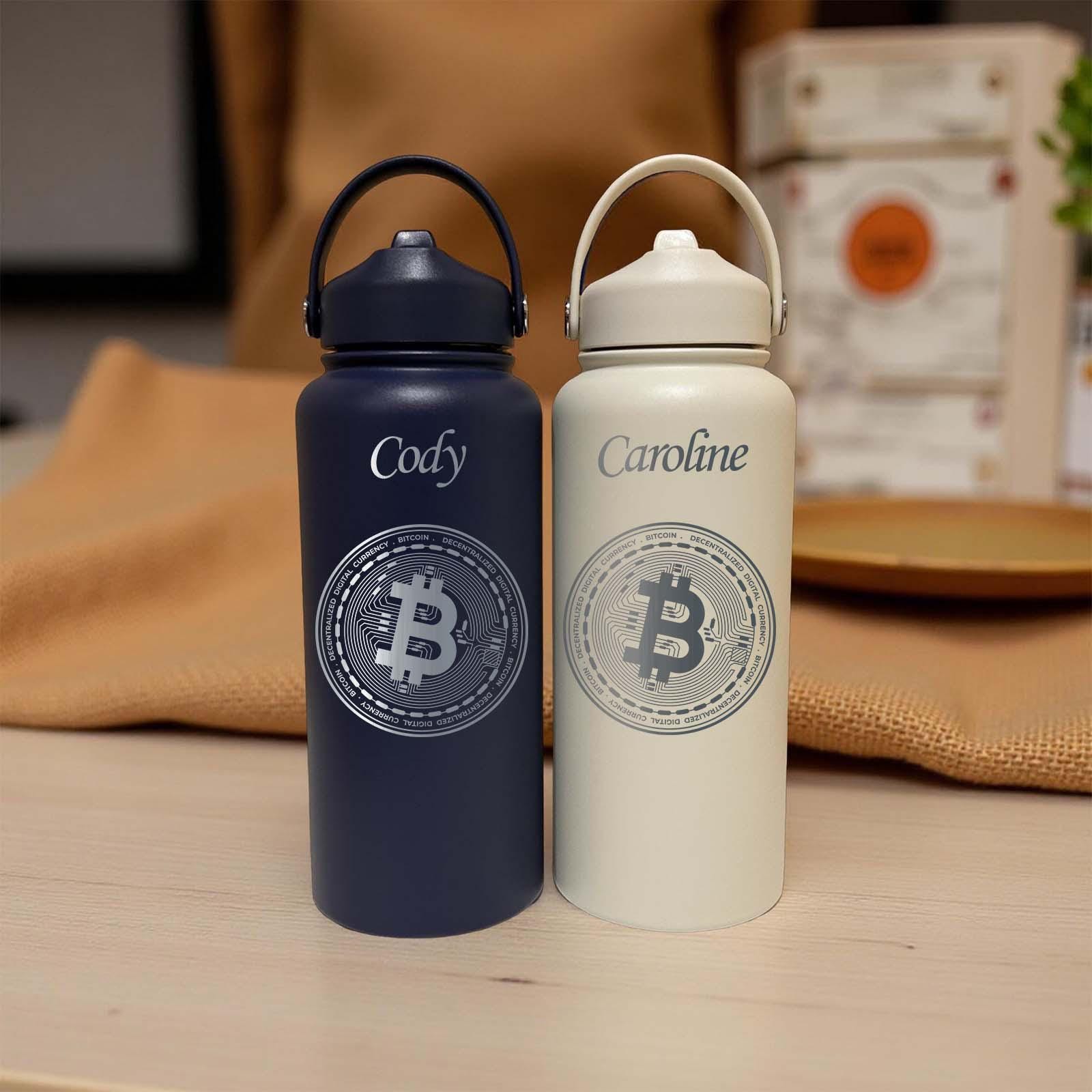 Bitcoin 32oz Water Bottle – Stainless Steel - Etsy