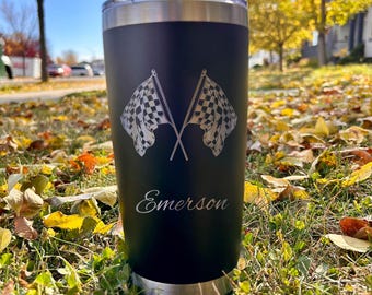 Kubek Race Flag 20oz z grawerunkiem – wzór nr 19