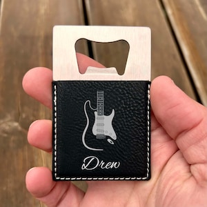 Electric Guitar Bottle Opener – Stainless Steel, Design #13