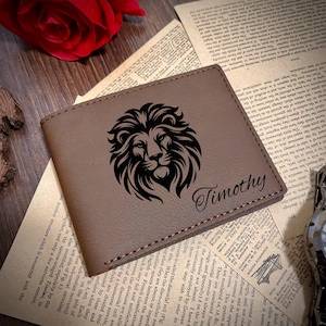 Lion Leather Wallet