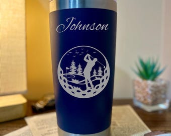 Golf 20oz Engraved Tumbler